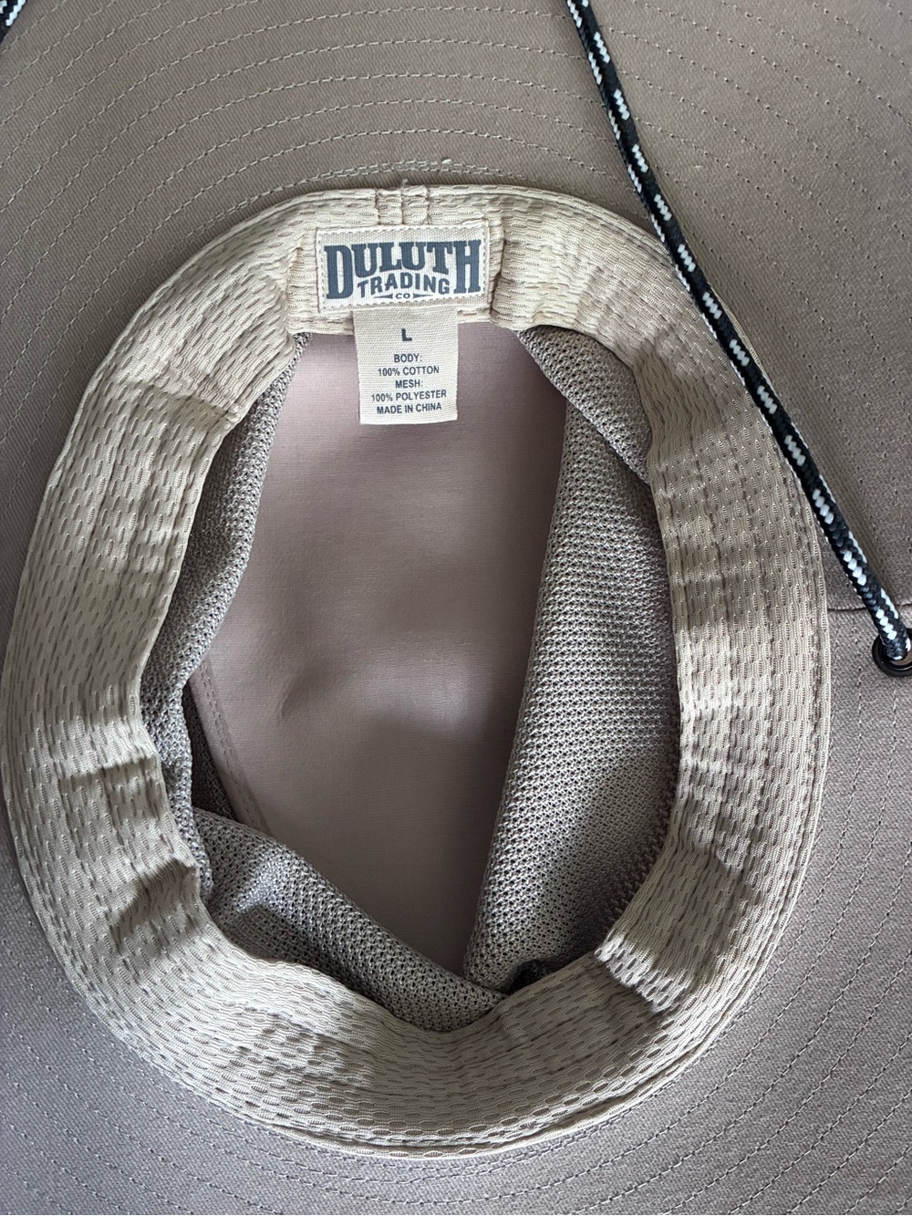 Duluth Men’s Crusher Sun Hat Dark Khaki Size Large New - Picture 5 of 8